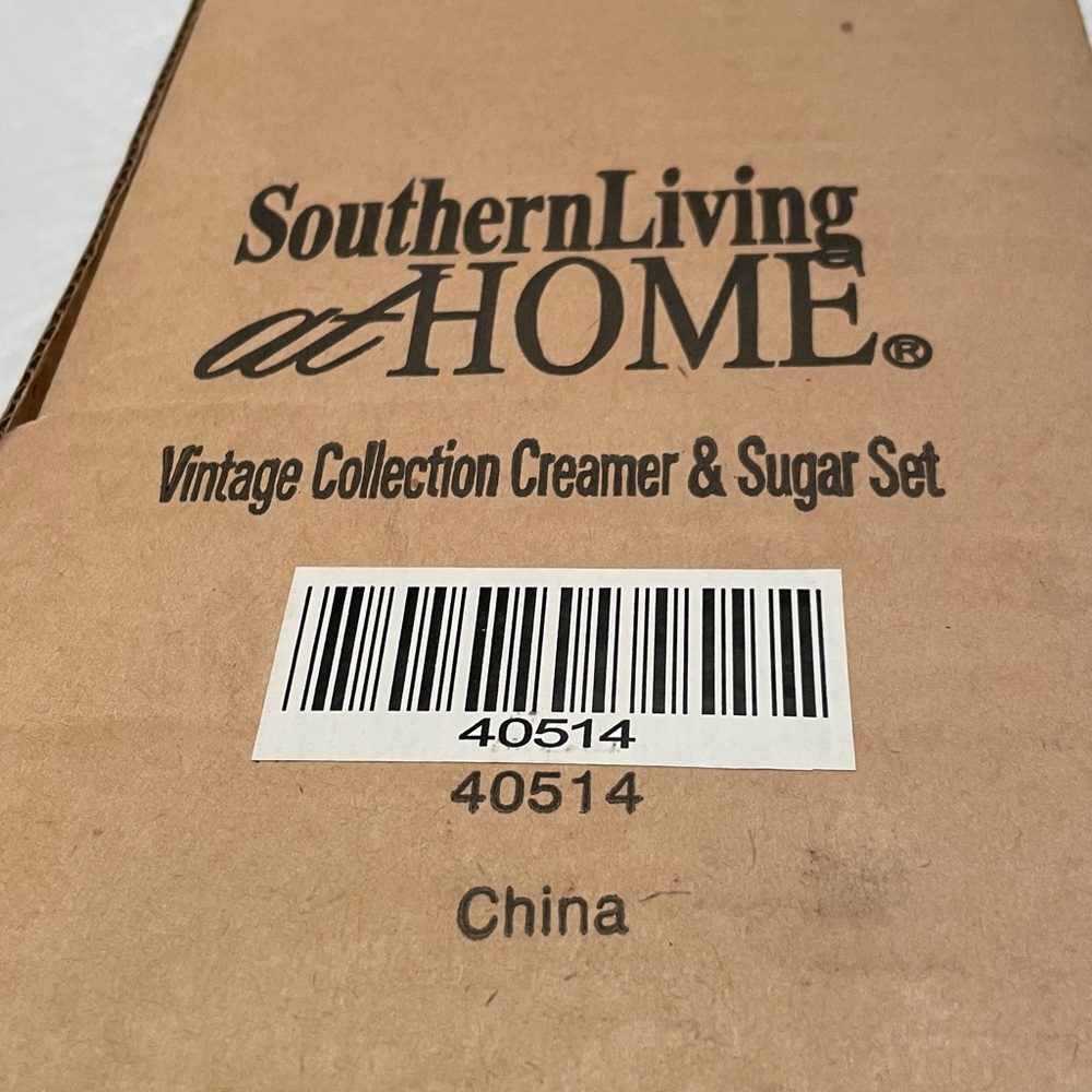 NIB Southern Living at Home Vintage Collection Creamer & Sugar Set #40514 - Picture 17 of 17